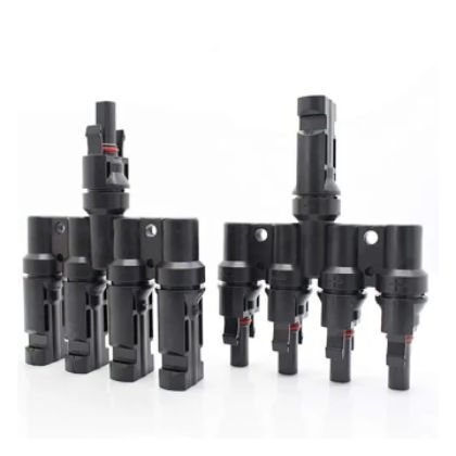 4-in-1 MC4 branch connector, 4mm² (4-way, 1 pair)