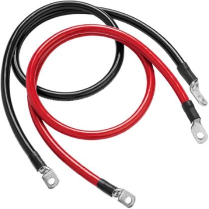 10mm² DC battery cable, 70A (red + black)